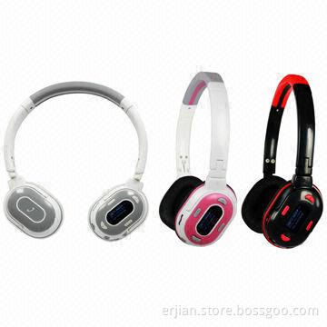 Foldable Bluetooth Wireless Headset with Soft Earpiece and Great Sound, Used for iPhone/iPad
